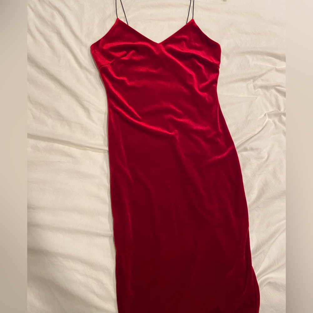 Windsor Velvet Midi Slip Dress